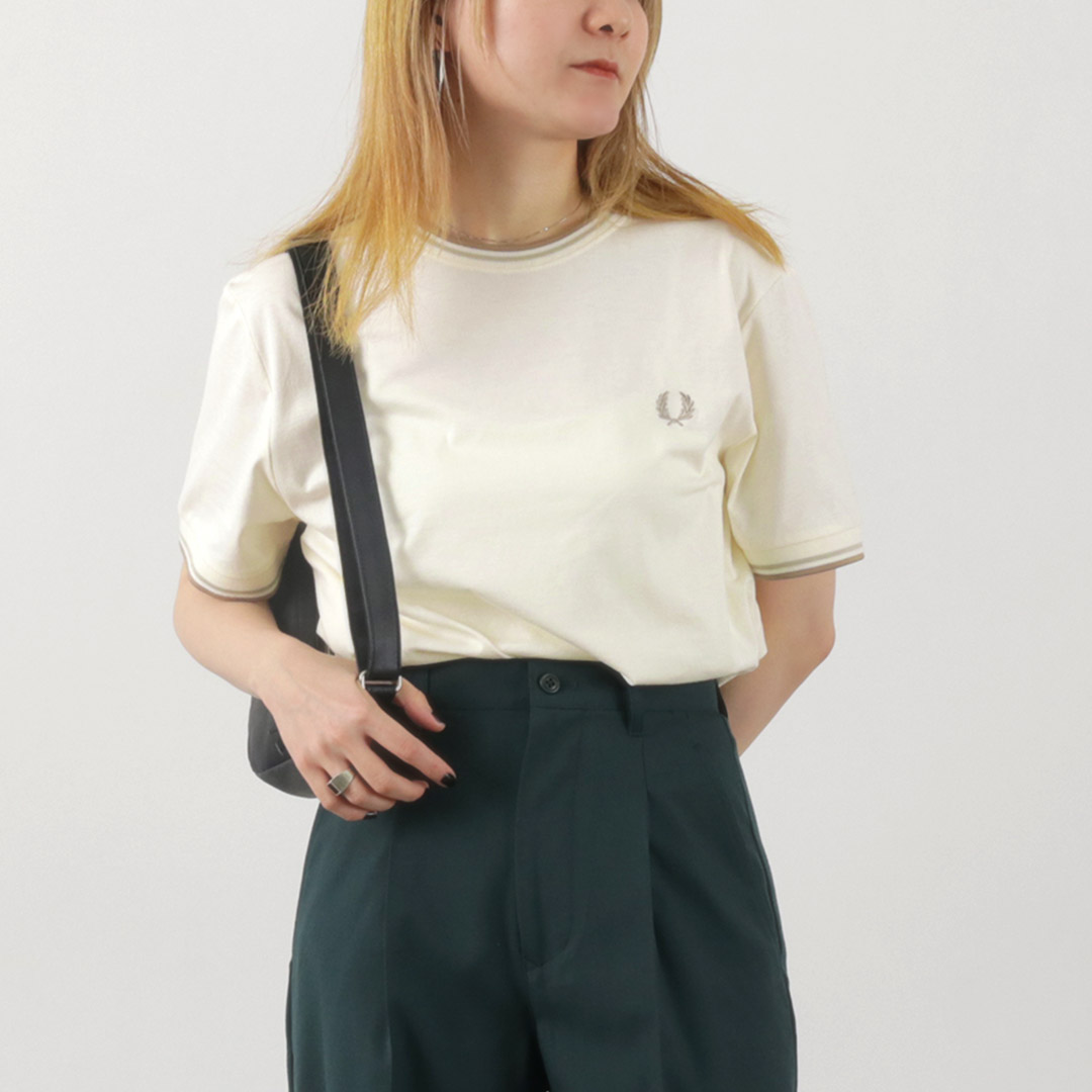 FRED PERRY（フレッドペリー） M1588 TWIN TIPPED Tシャツ / レディース...