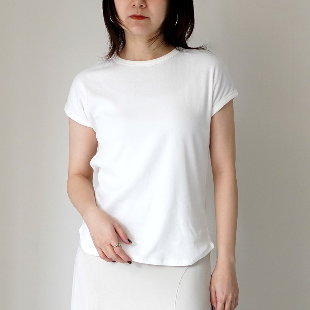 YENN YENN（イェン） ショートスリーブ リブ 半袖 Tシャツ