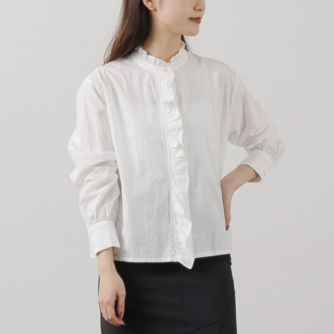 MidiUmi MIDIUMI（ミディウミ） フリルショートシャツ 2024年モデル