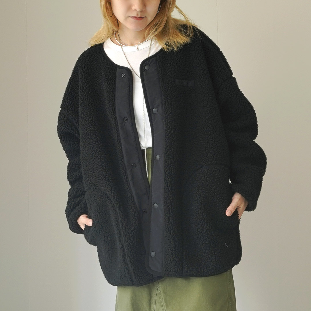 WILDTHINGS（ワイルドシングス） フラッフィー ボアカーディガン / レディース 羽織り 秋冬 アウトドア WILD THINGS WILDTHINGS（ワイルドシングス） フラッフィー ボア