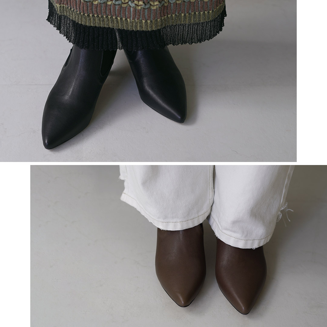 REMME REMME（レメ） ポインテッド チェルシーブーツ 5cm ピンヒール