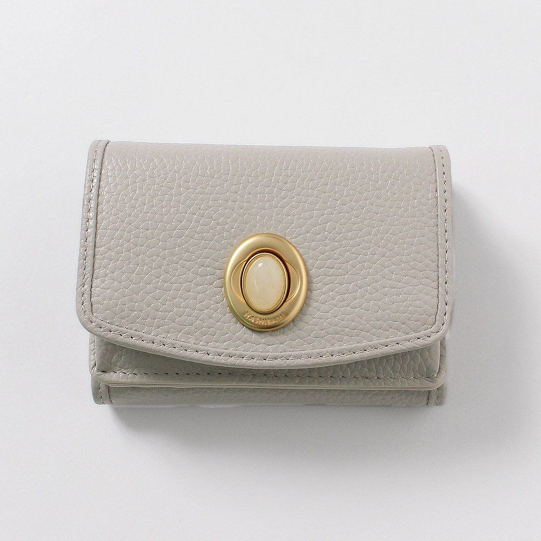 Hashibami（ハシバミ） 天然石 ミニウォレット / レディース ミニ財布