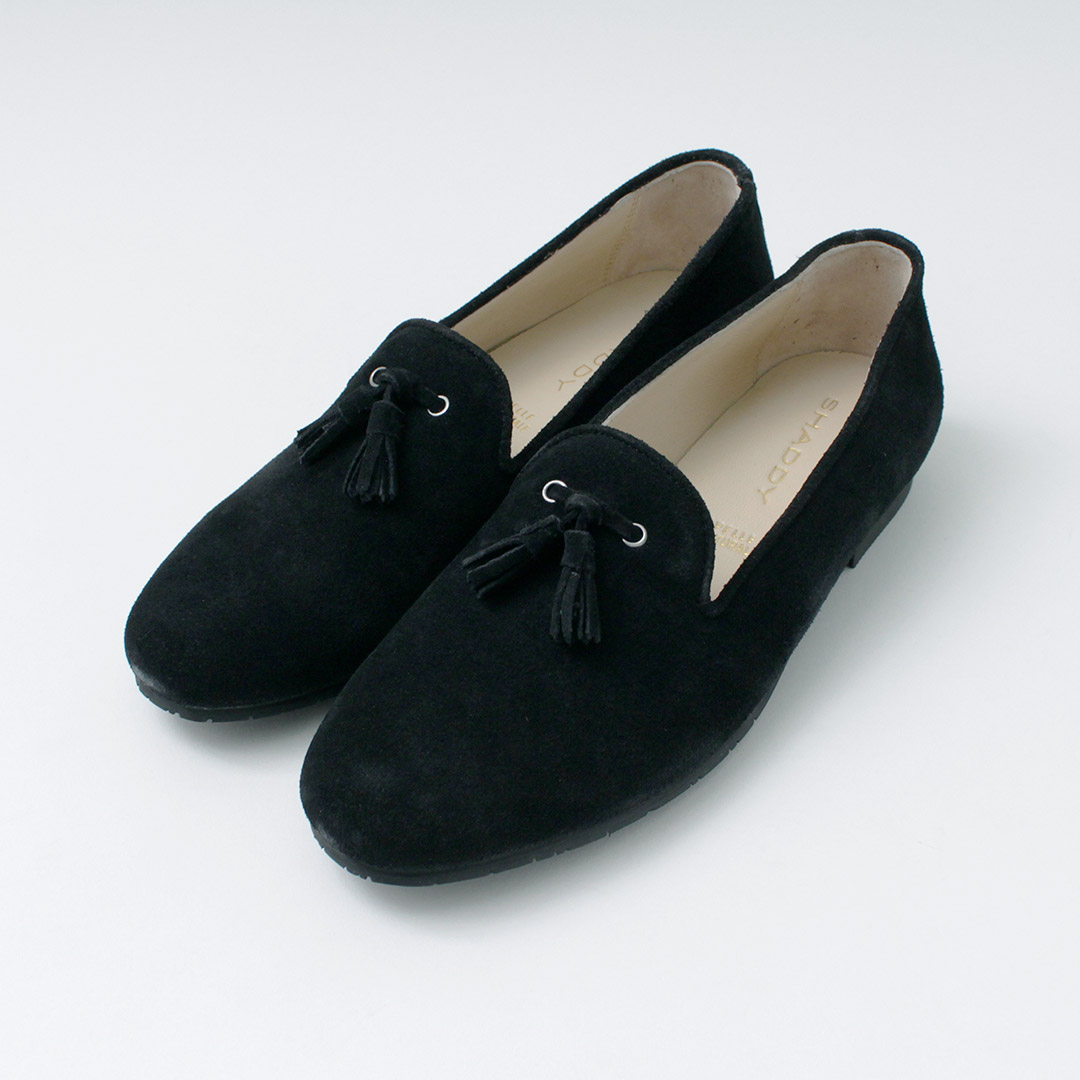 SHADDY（シャディ） タッセル オペラシューズ スエード / レディース