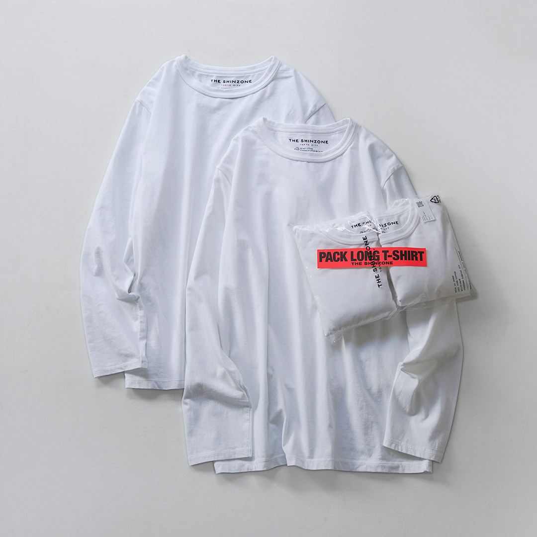 Shinzone（シンゾーン） パック ロングスリーブTシャツ 24AMSCU04 日本
