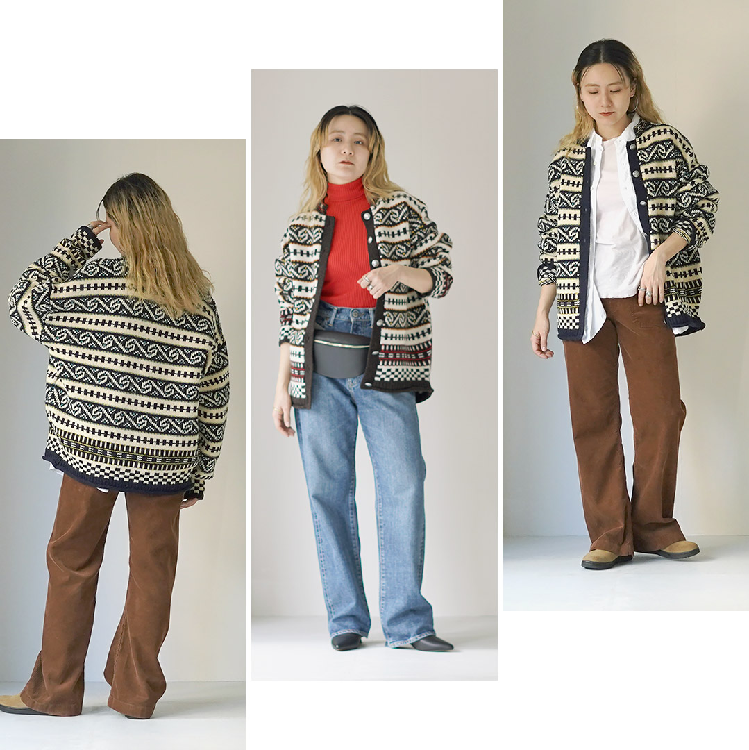 Shinzone（シンゾーン） フェアアイル ニット カーディガン 24AMSNI07