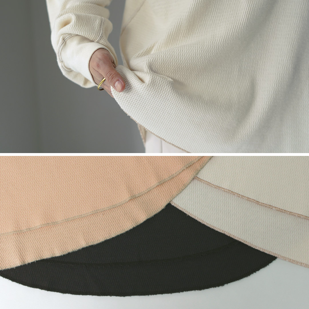 R JUBILEE（アールジュビリー） ハニカム ワッフル プルオーバー