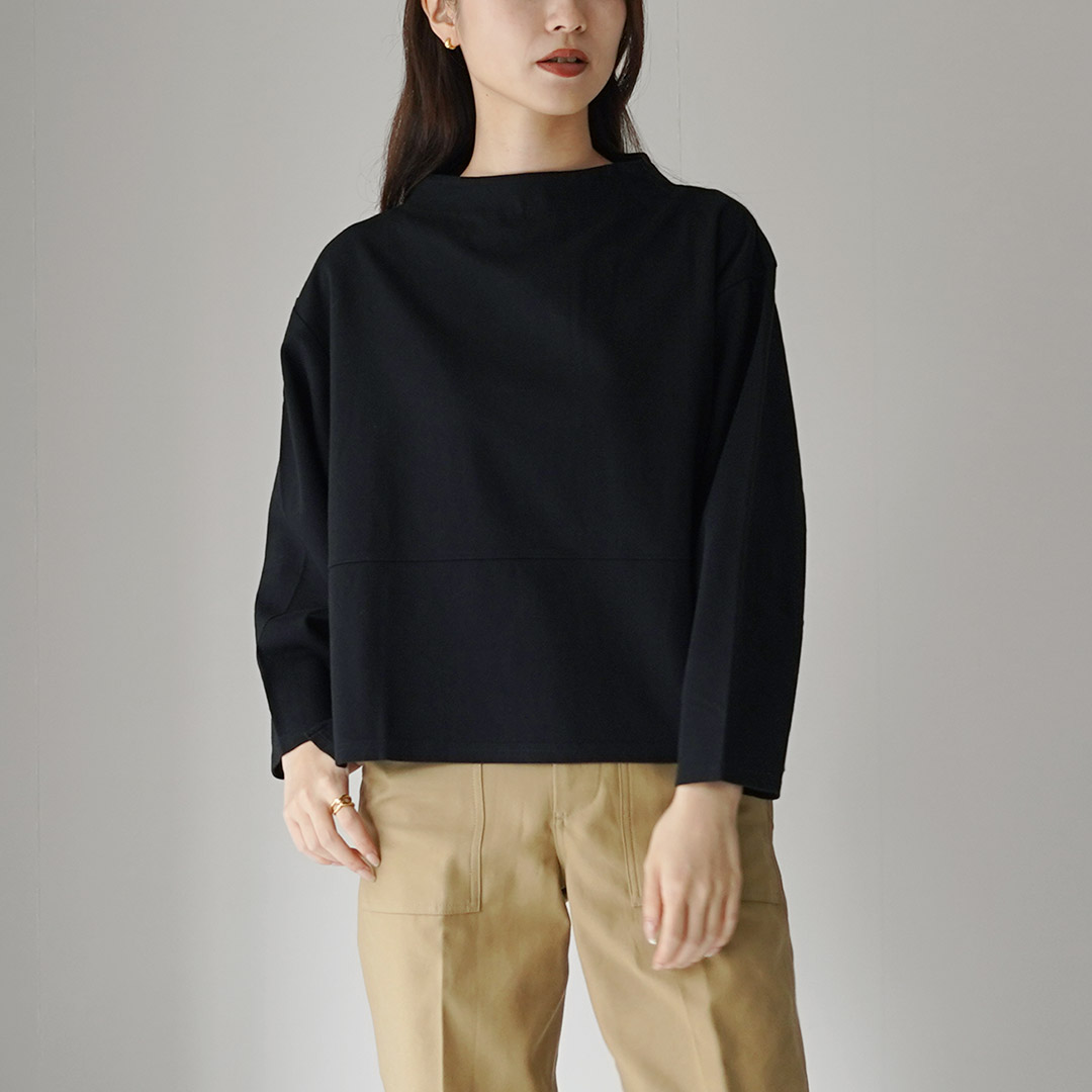 COMMENCEMENT（コメンスメント） ボトルネック L/S TEE / レディース トップス Tシャツ 長袖 カットソー プルオーバー 綿100 COMMENCEMENT COMMENCEMENT（コメンスメント） ボトルネック L/S