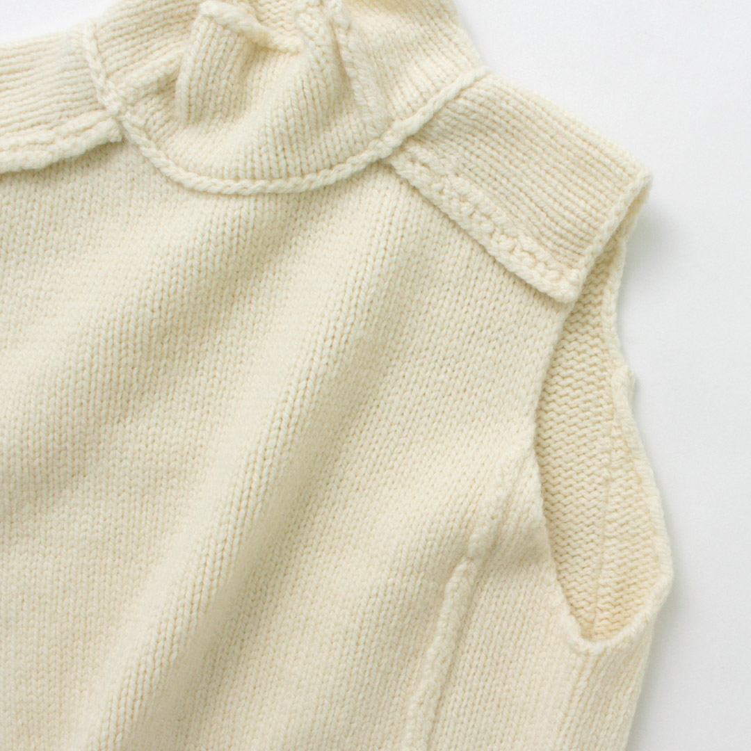 UNDYED（アンダイド） ニットベスト ペルー ハイランド ウール