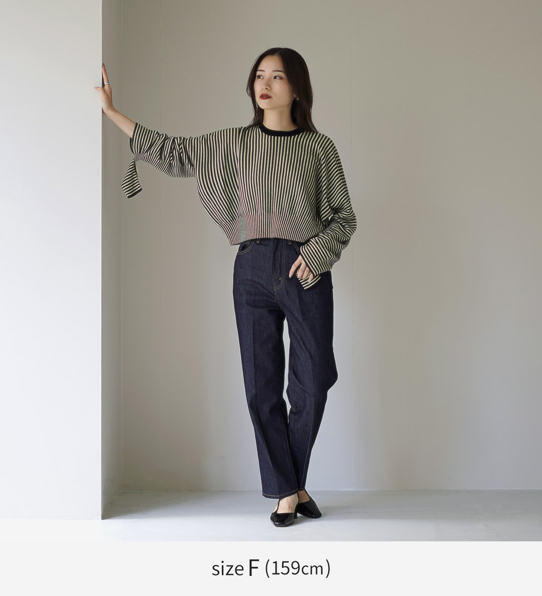 A CCORDION（アコーディオン） タック プルオーバー / レディース