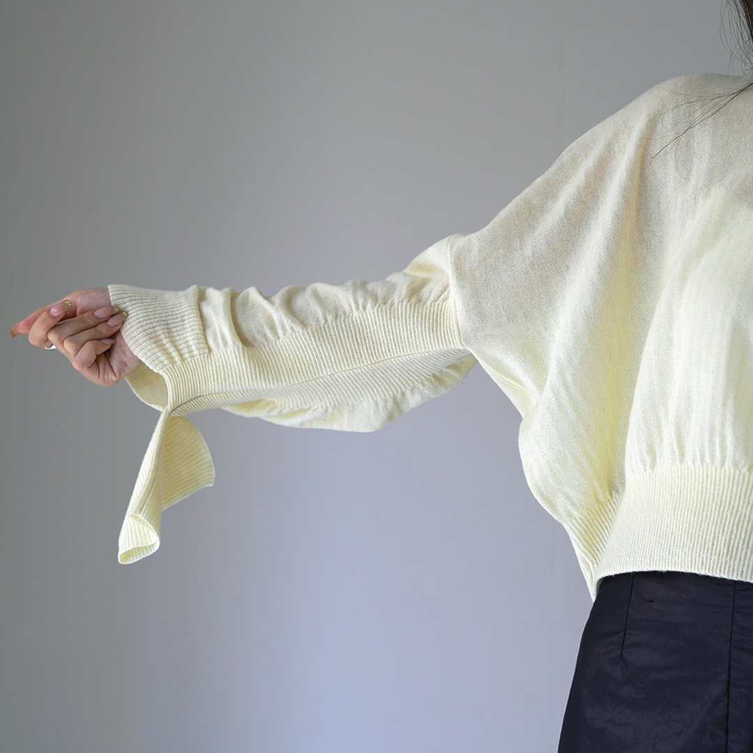 A CCORDION（アコーディオン） タック プルオーバー / レディース