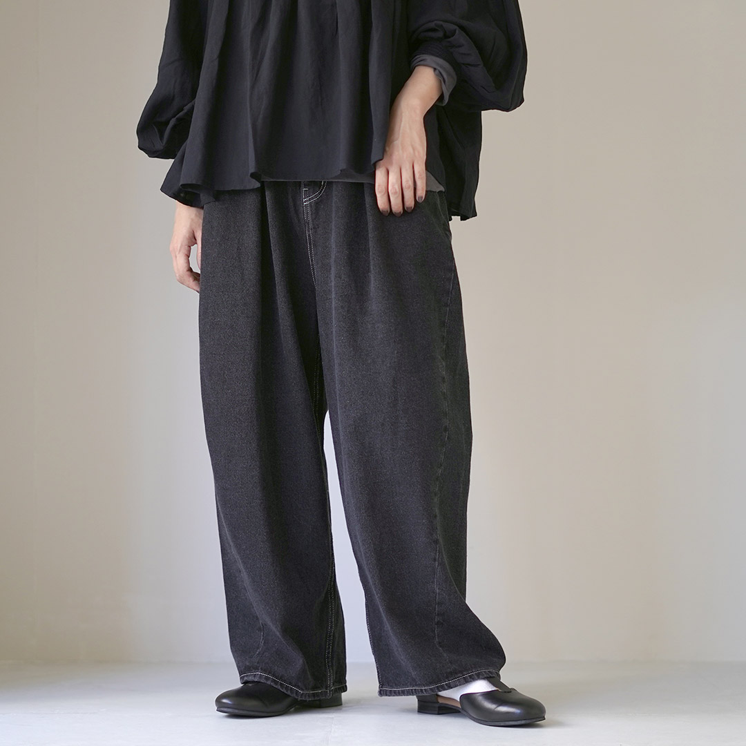 未使用＊tumugu: ゆったりパンツ 綿100% パンツ