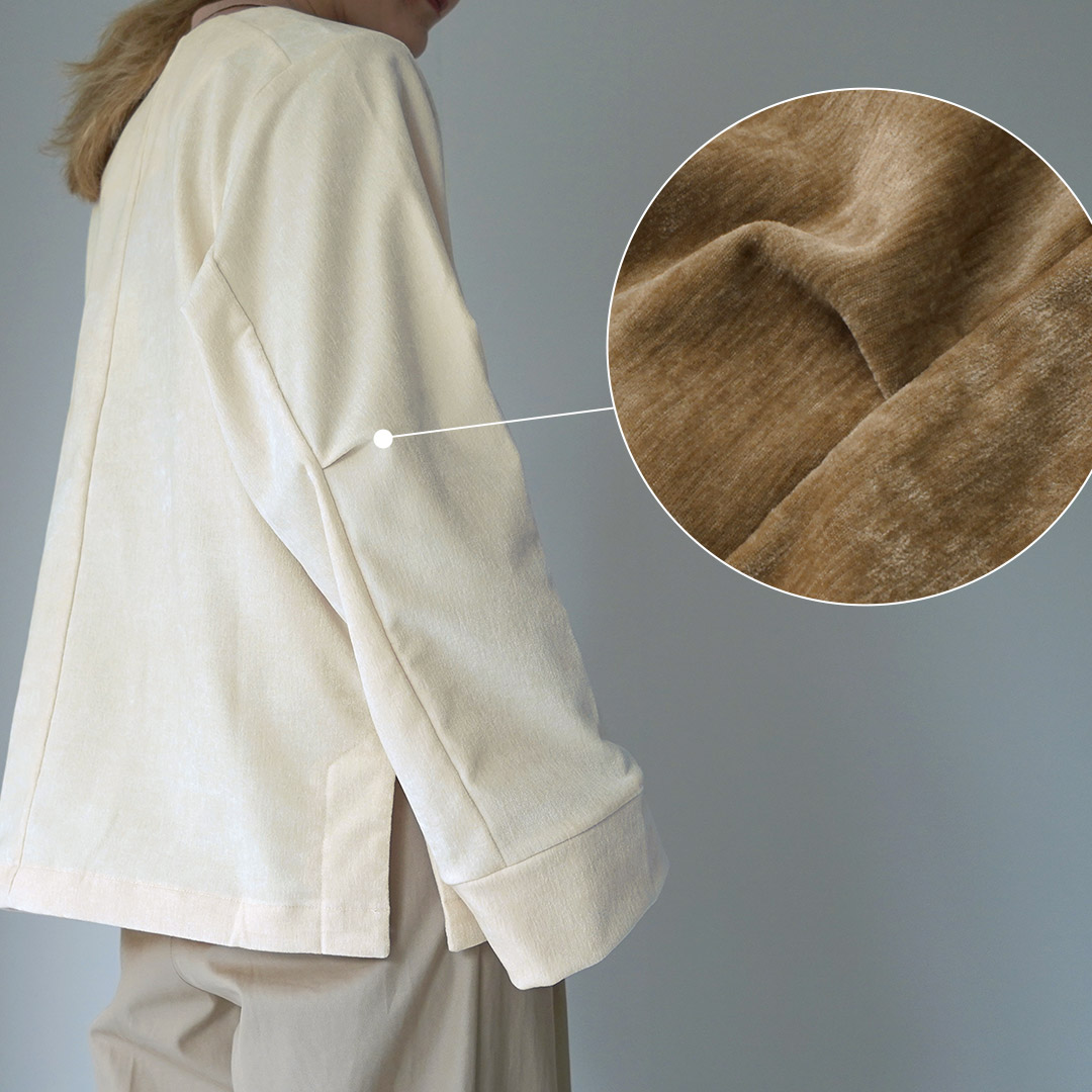 kha:ki（カーキ） ダブル ベロア Vネック / レディース トップス プル