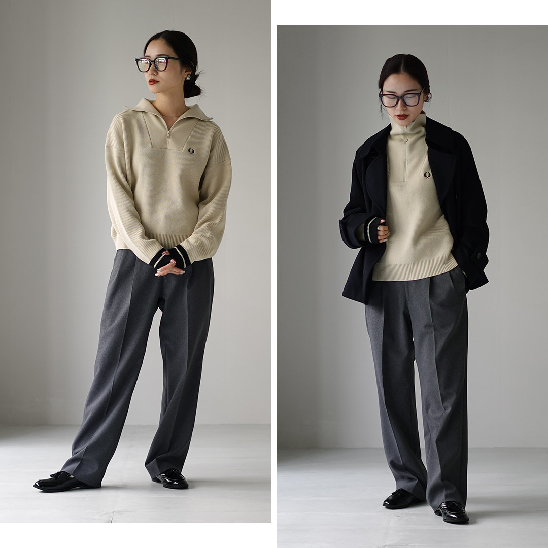 FRED PERRY PERRY（フレッドペリー） ハーフジップ ジャンパー