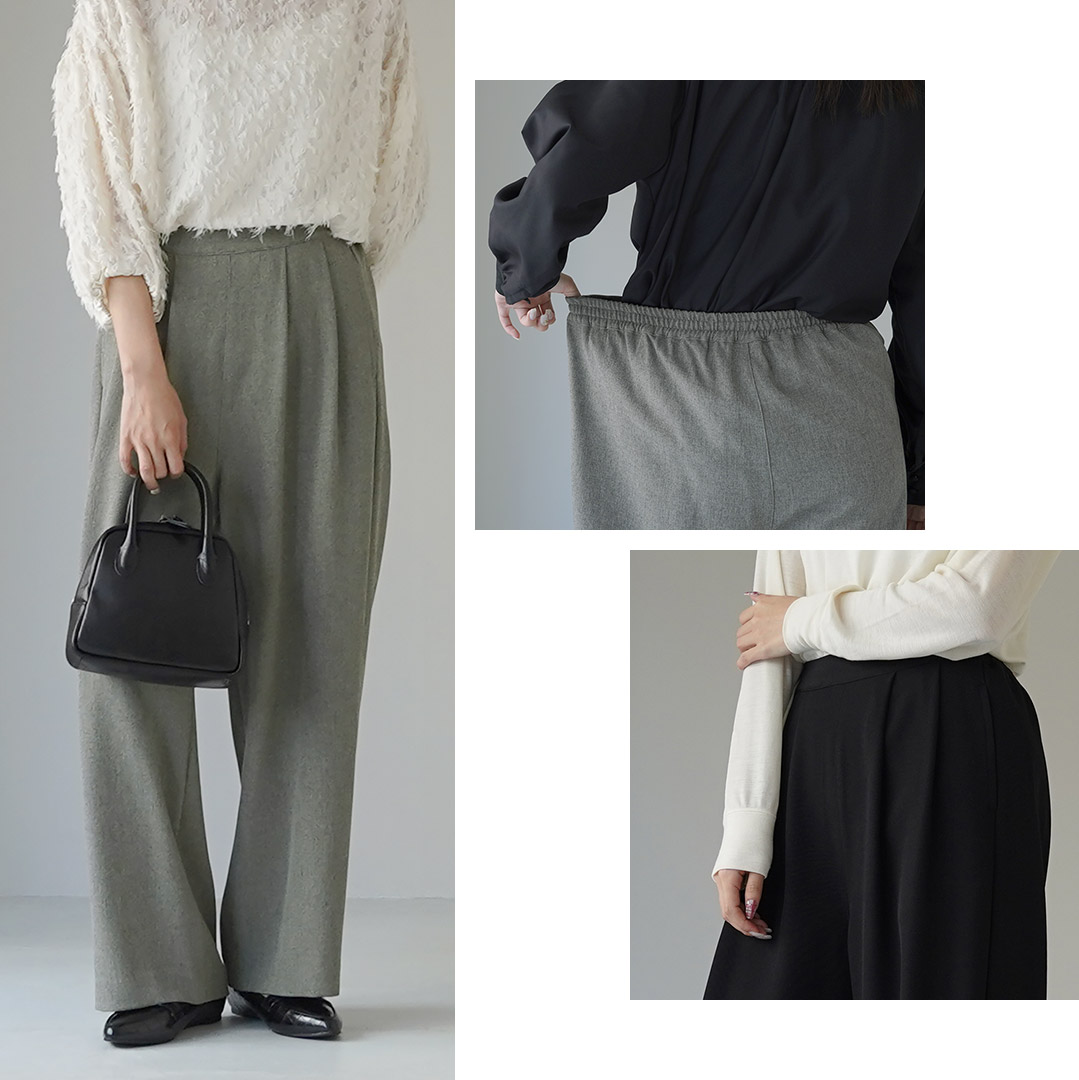 WHYTO（ホワイト） WHYTO.（ホワイト） イージーワイドパンツ