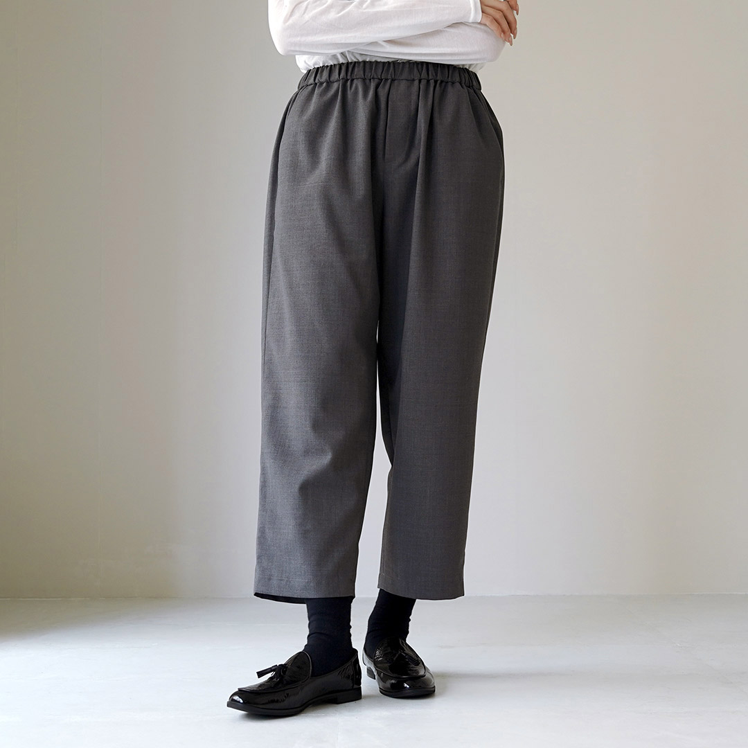 mizuiroind（ミズイロインド） T/W ツイル タック イージーパンツ