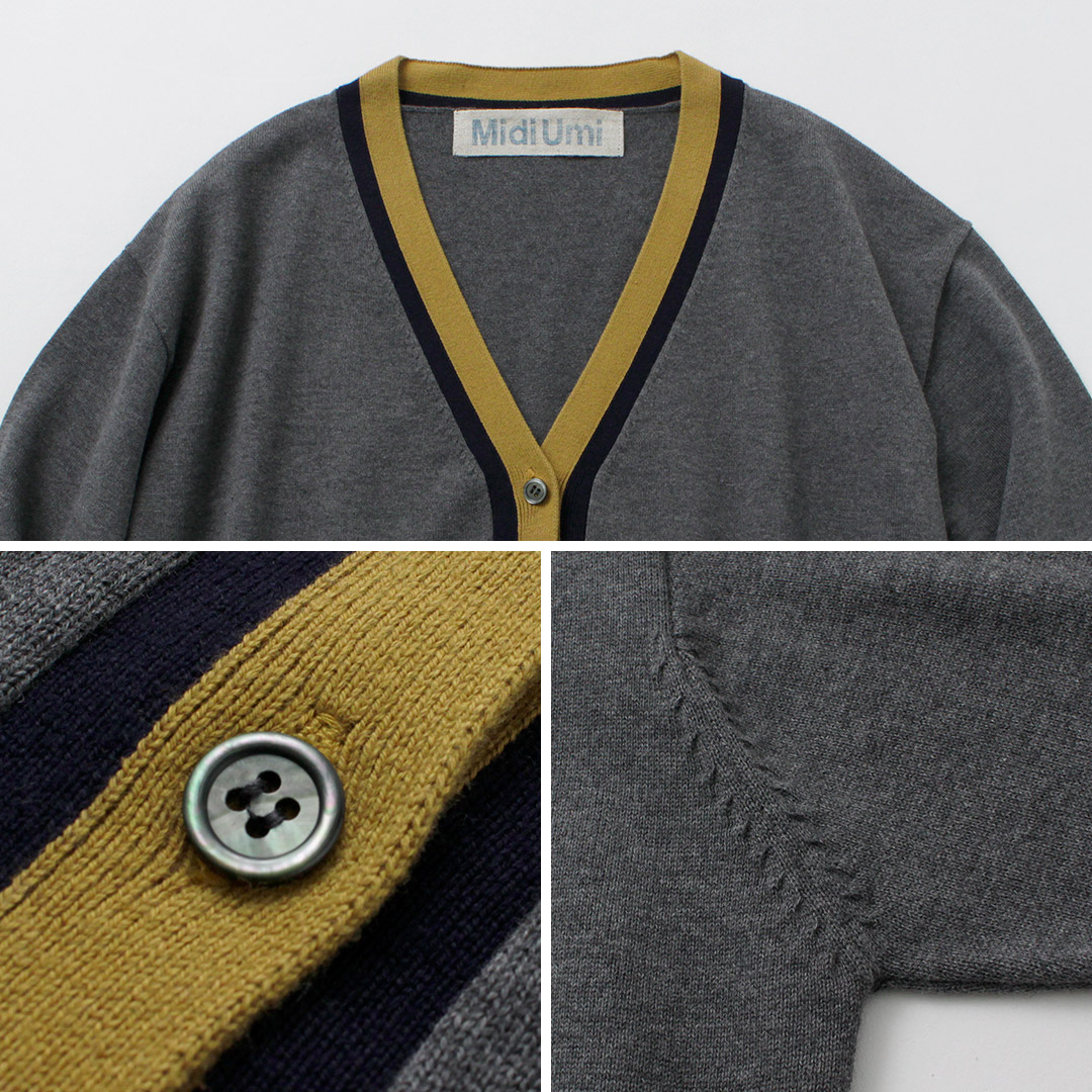 MidiUmi - 【美品】MidiUmi.チルデンニット ケーブル Vネック