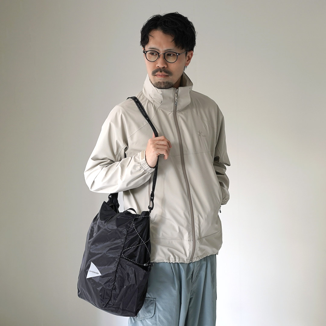 and wander（アンドワンダー） シル トート バッグ 2025年モデル