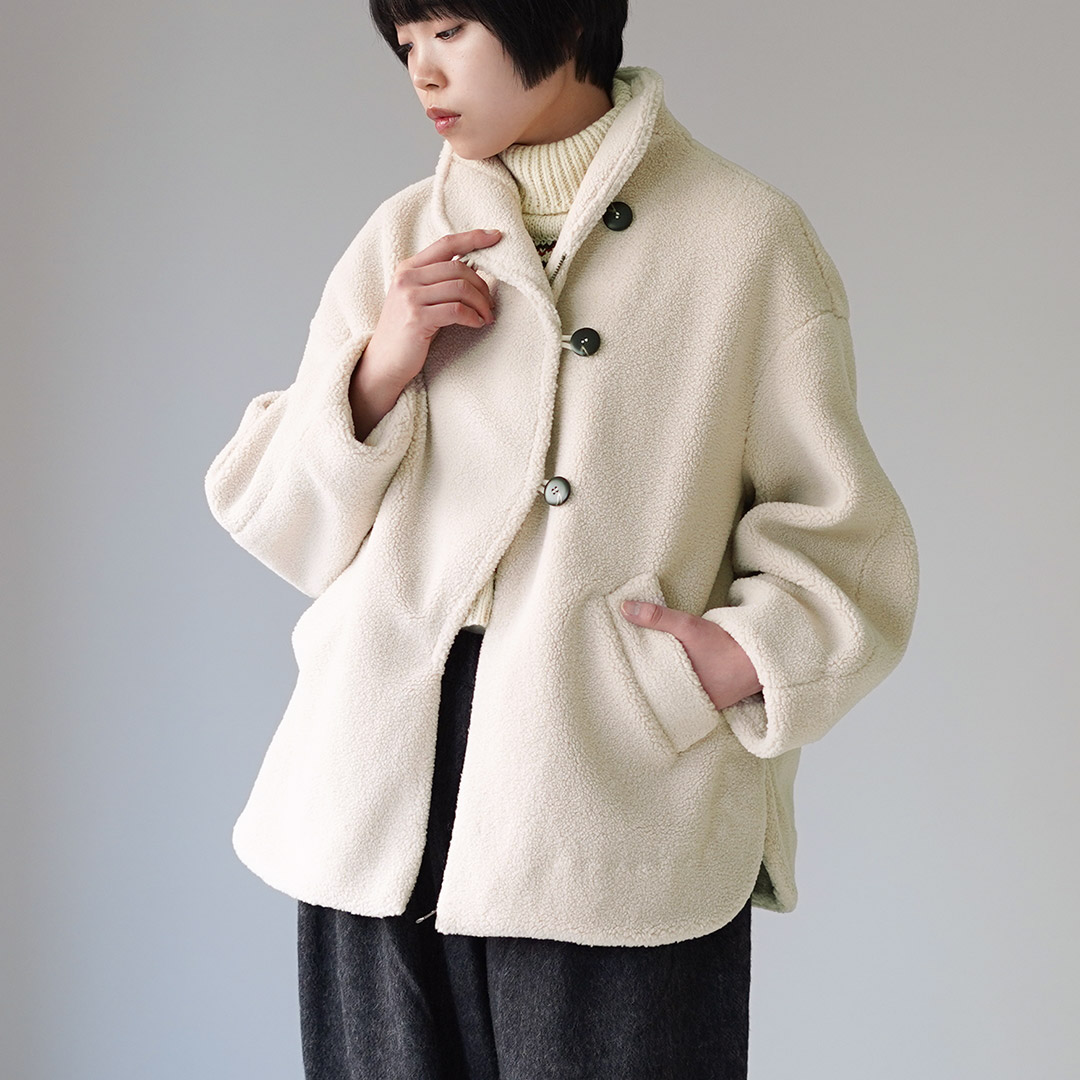 Kelen（ケレン） IOLL デザインカラー ボア コート / レディース