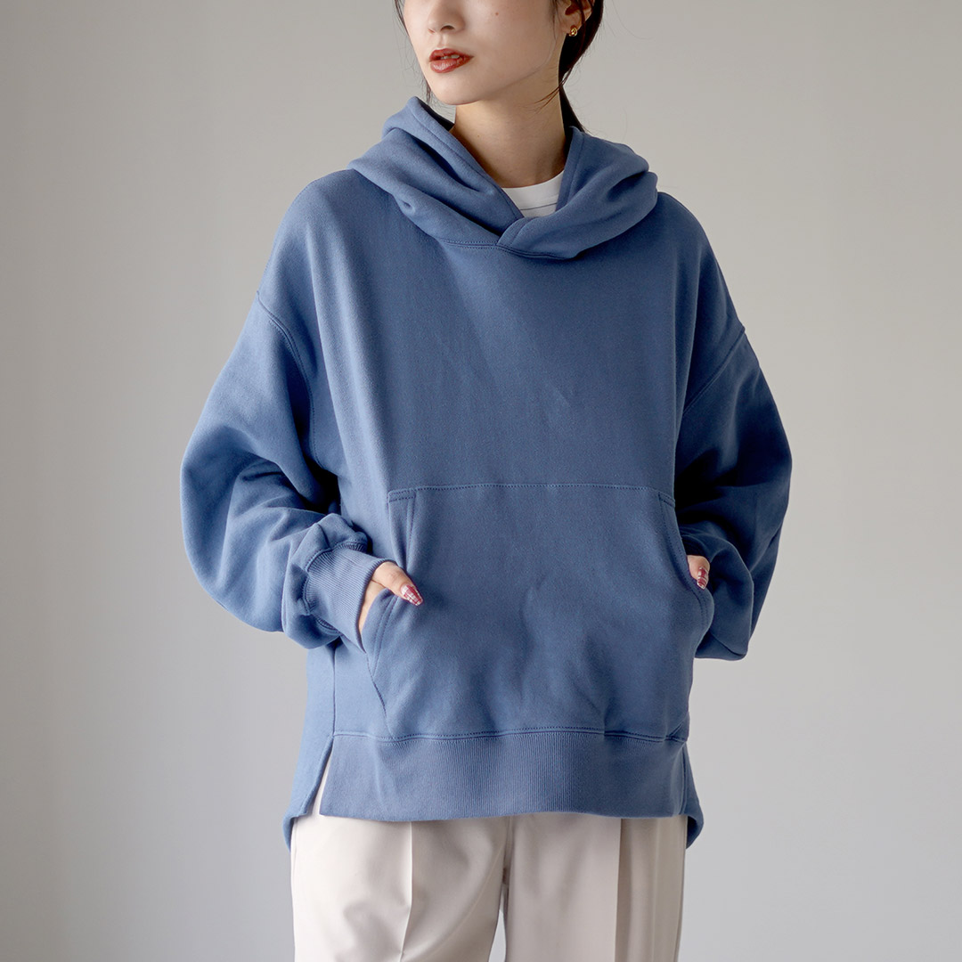 KELEN（ケレン） GAWL スワローテイル トップス / 裾デザイン裏起毛 スウェット パーカー フーディ 綿100 レディース Kelen KELEN（ケレン） GAWL スワローテイル トップス / 裾