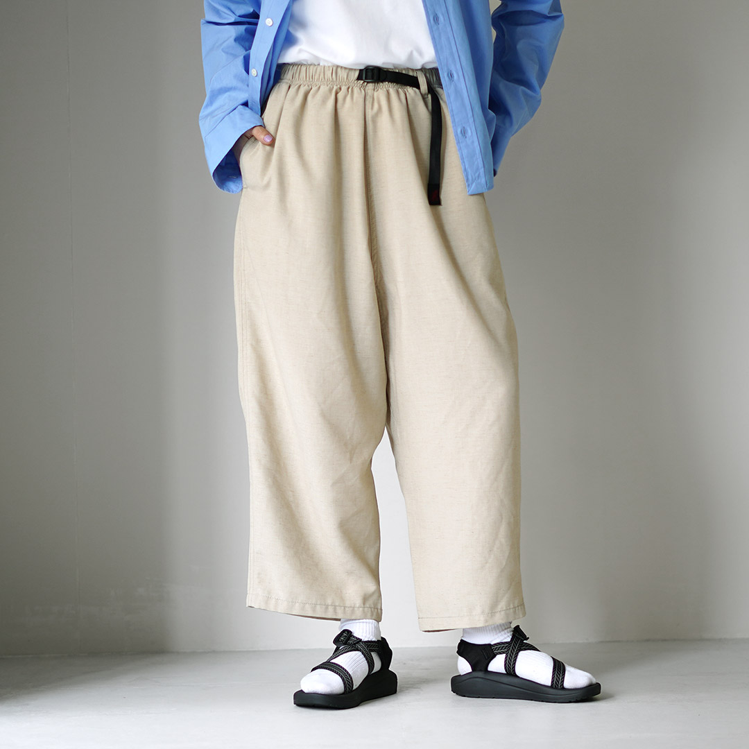 GRAMICCI（グラミチ） リネンブレンド バルーンパンツ / レディース