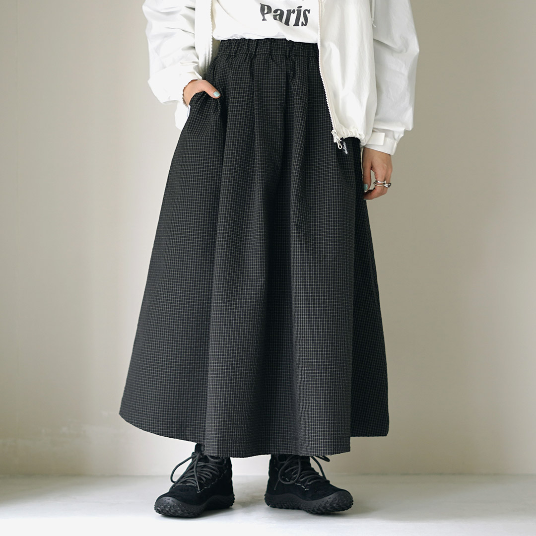 WILD THINGS ブラック ロングスカート WILD THINGS WILDTHINGS（ワイルドシングス） ゲッコー タックス