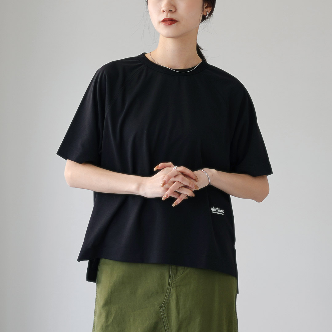 WILDTHINGS（ワイルドシングス） ファストドライ フレックス Tシャツ / カットソー レディース 半袖 無地 ロゴ WILD THINGS WILDTHINGS（ワイルドシングス） ファストドライ