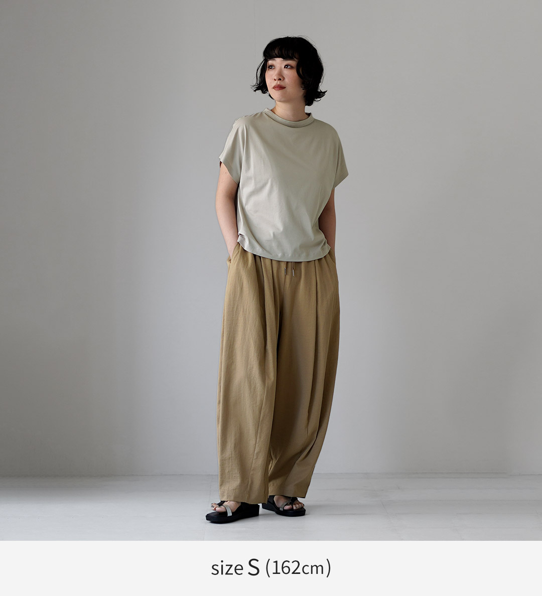 handvaerk（ハンドバーク） キャップスリーブ Tシャツ / レディース