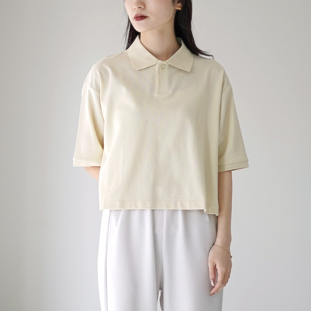 handvaerk ハンドバーク ポロシャツ S ライトブラウン handvaerk (ハンドバーク) PIQUE S/S POLO SHIRT / ピケショート
