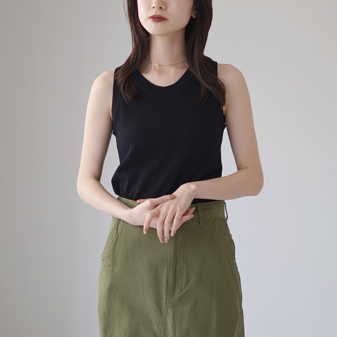 gicipi（ジチピ） RADIO ラーディオ タンクトップ ニットソー