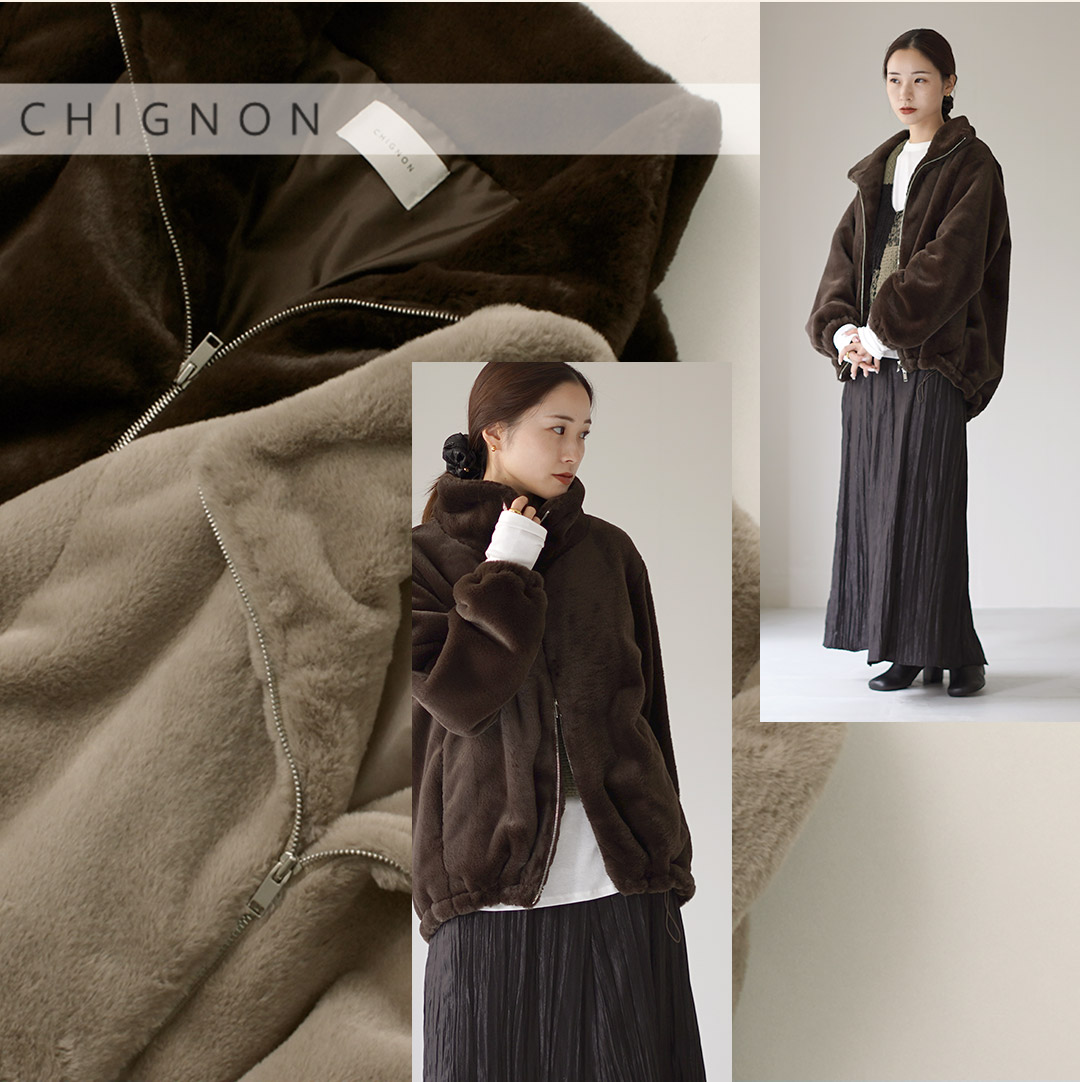 CHIGNON（シニヨン） ファーブルゾン / レディース ジャケット コート