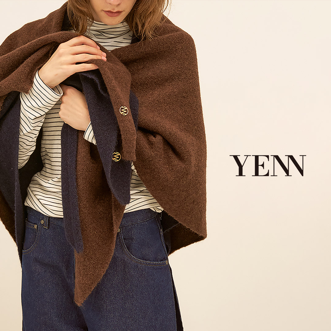 YENN YENN（イェン）アルパカ ミックス スカーフ / レディース