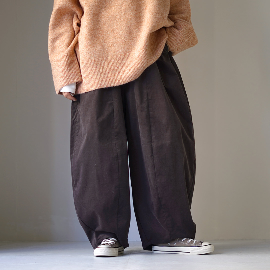 MidiUmi（ミディウミ） コーデュロイ コクーンパンツ / レディース