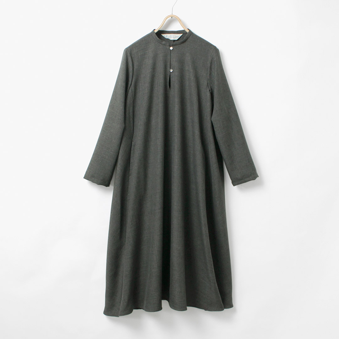 みいさん専用【未使用に近し】45R ロングワンピースフリーサイズ綿100%日本製 MidiUmi（ミディウミ） プレンティ スキッパー ワンピース / ロング
