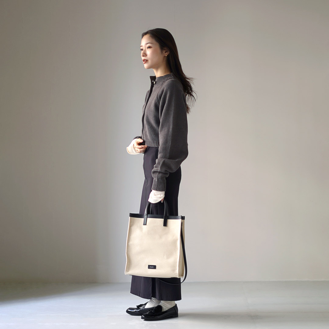 YAHKI（ヤーキ） 【動画あり】 CANVAS トート 縦型 / レディース