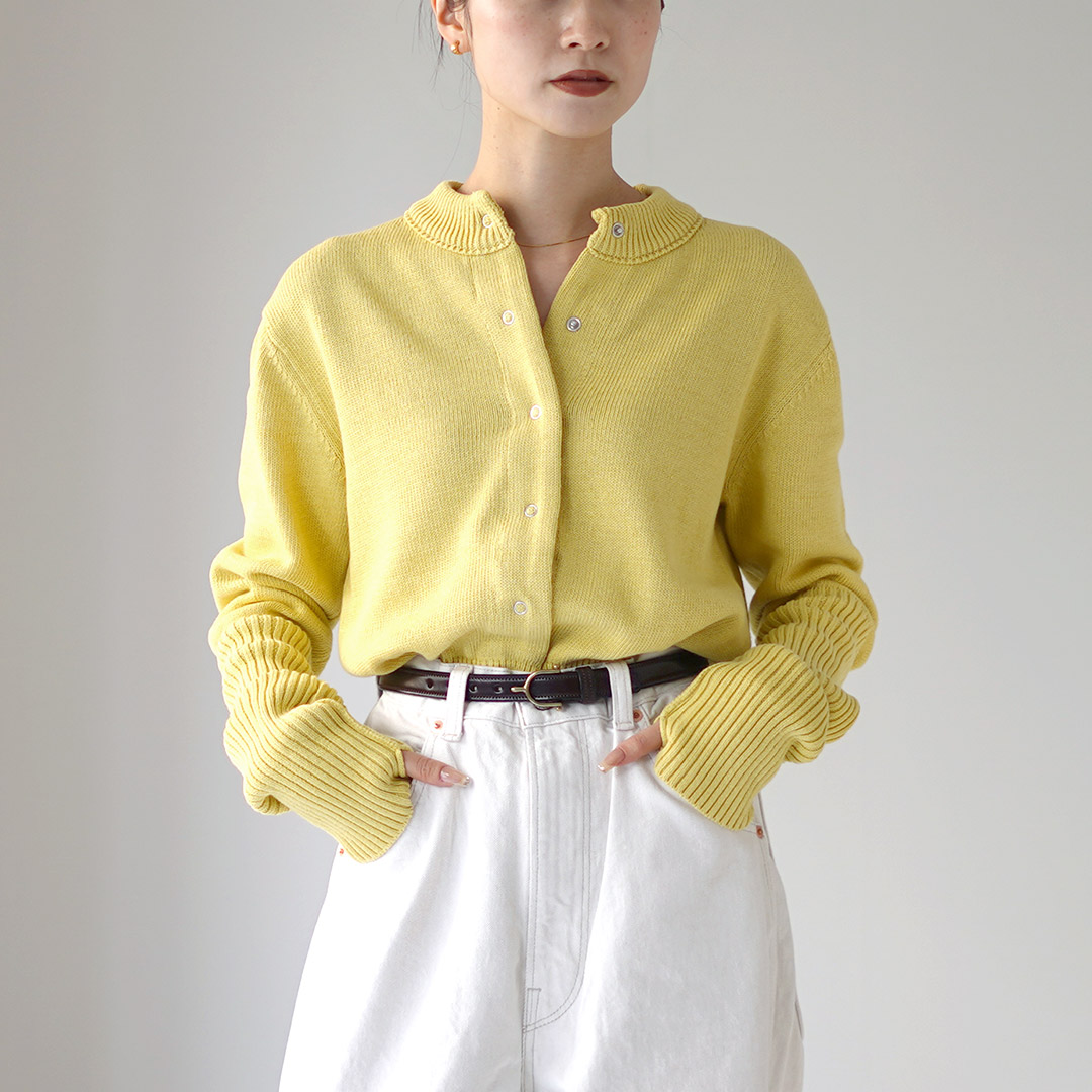 Shinzone（シンゾーン） コットン ロングリブ カーディガン 25SMSNI01