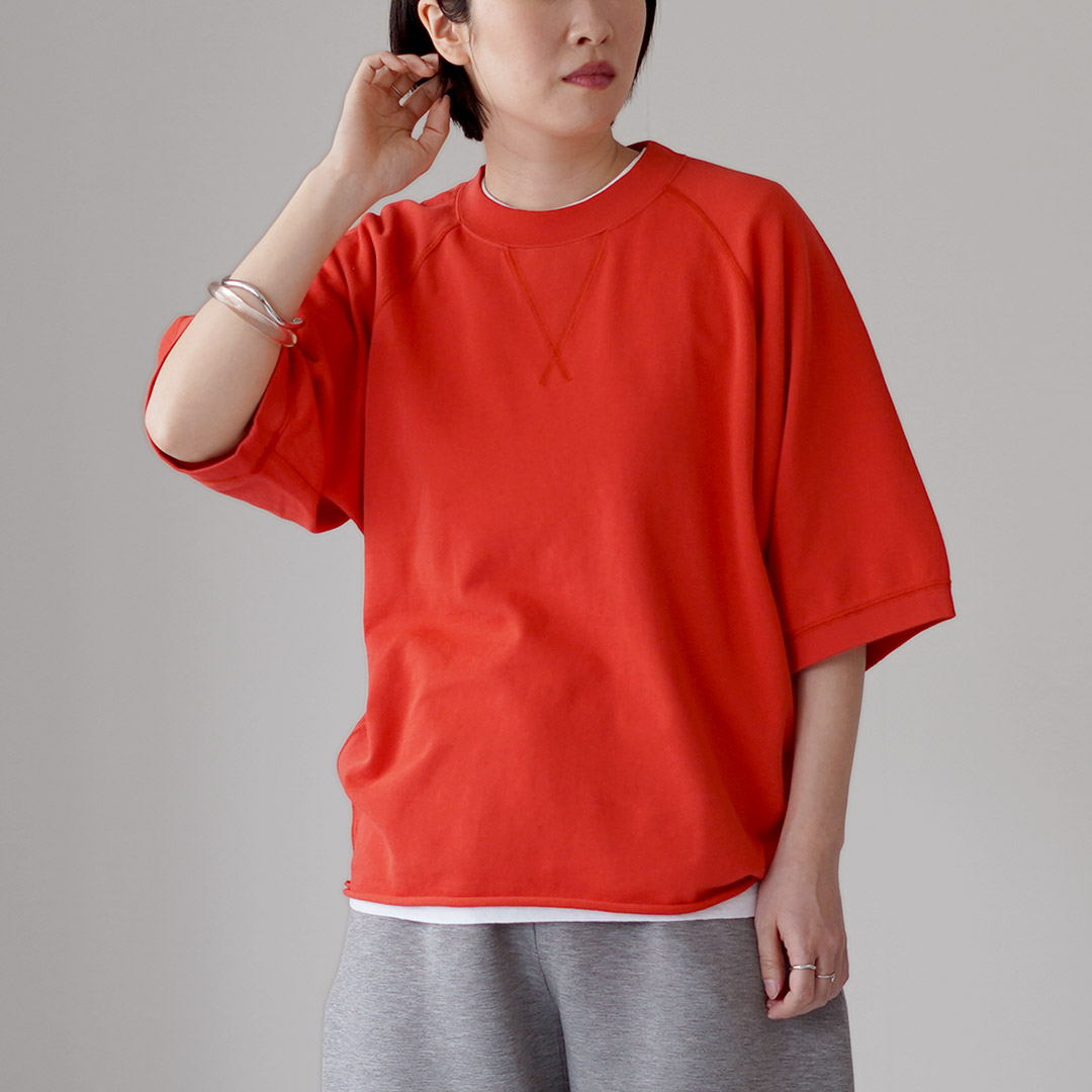 Shinzone（シンゾーン） インレイド ハーフスリーブ Tシャツ 7分袖