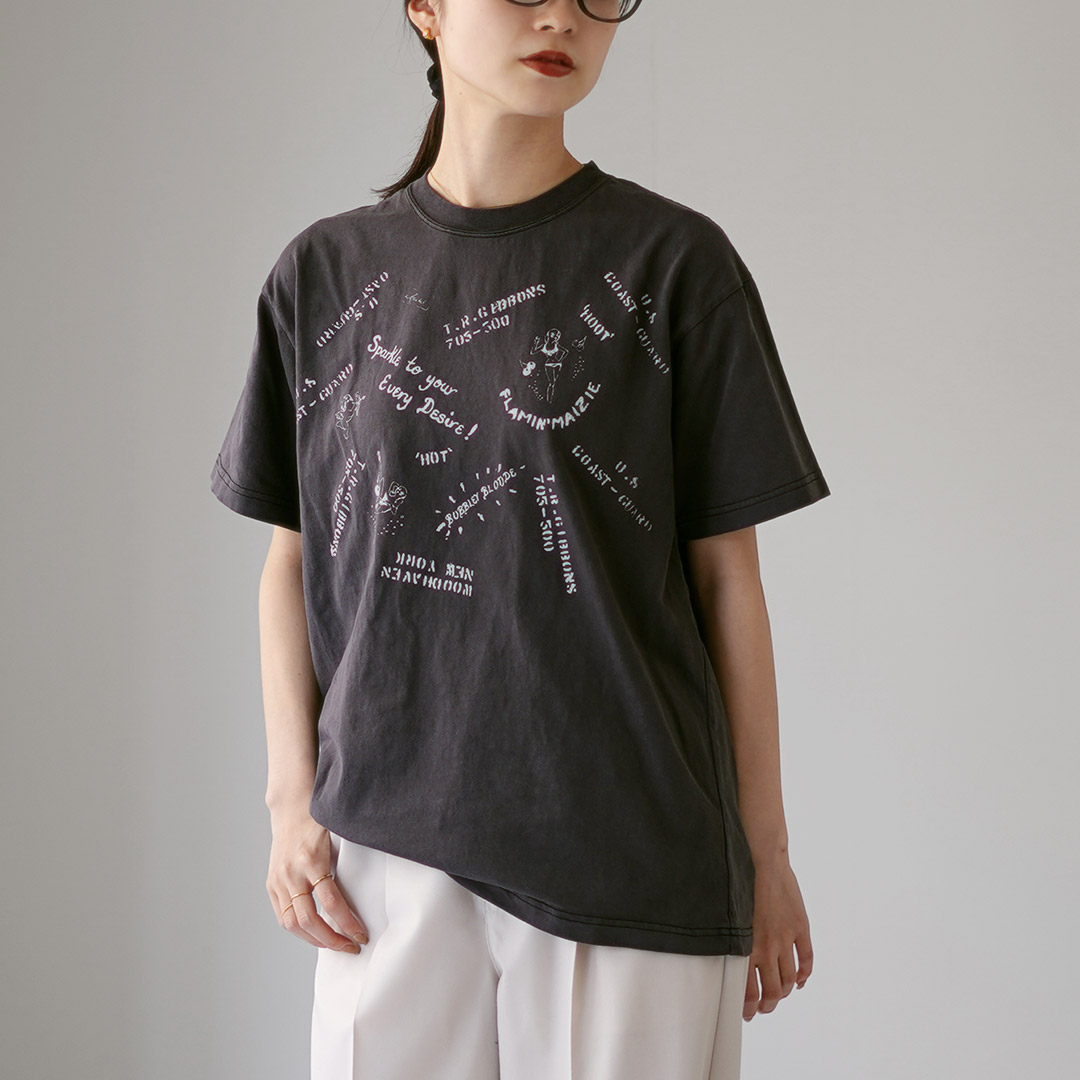 kha:ki KHA:KI（カーキ） ピグメント Tシャツ / レディース