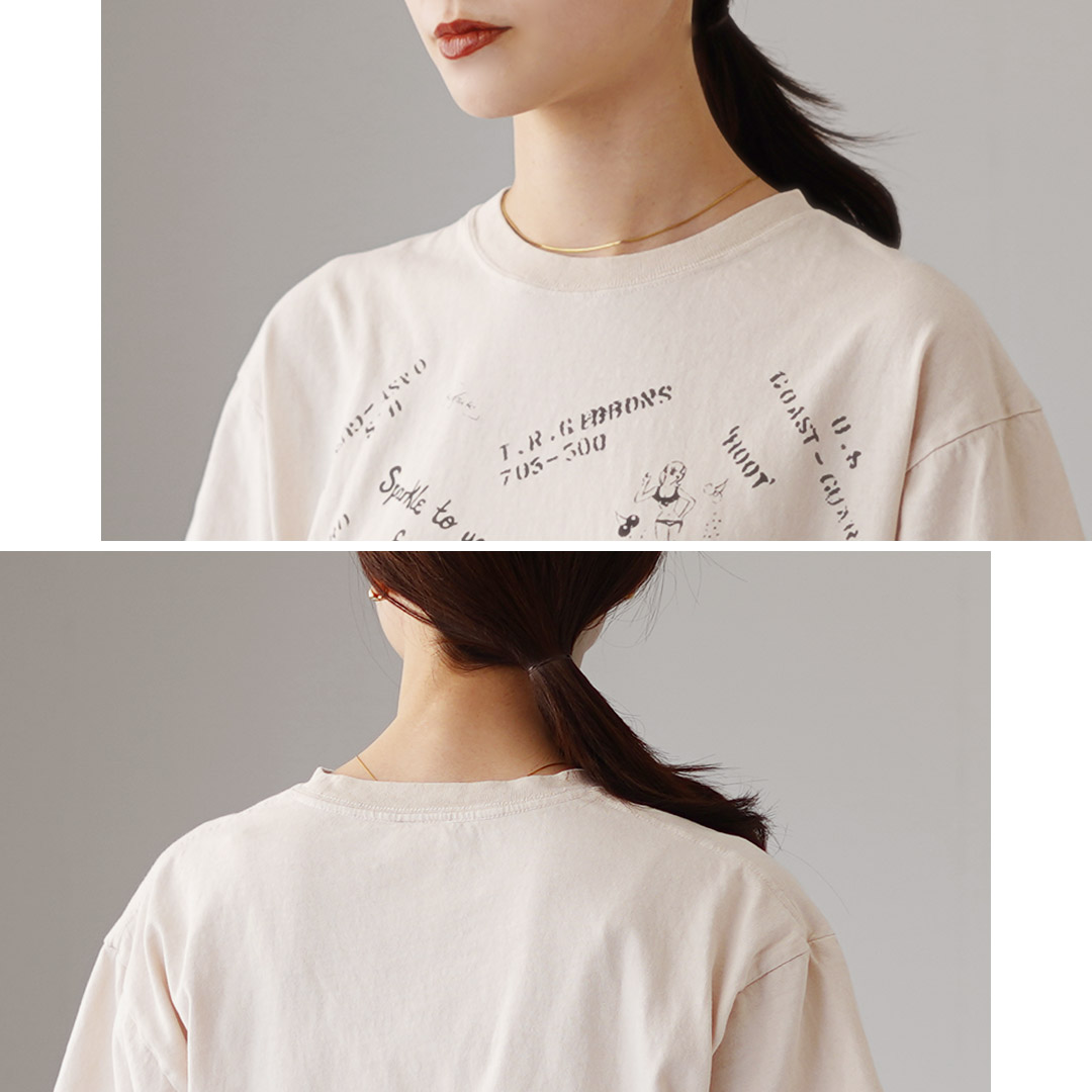 kha:ki（カーキ） ピグメント Tシャツ / レディース トップス 半袖