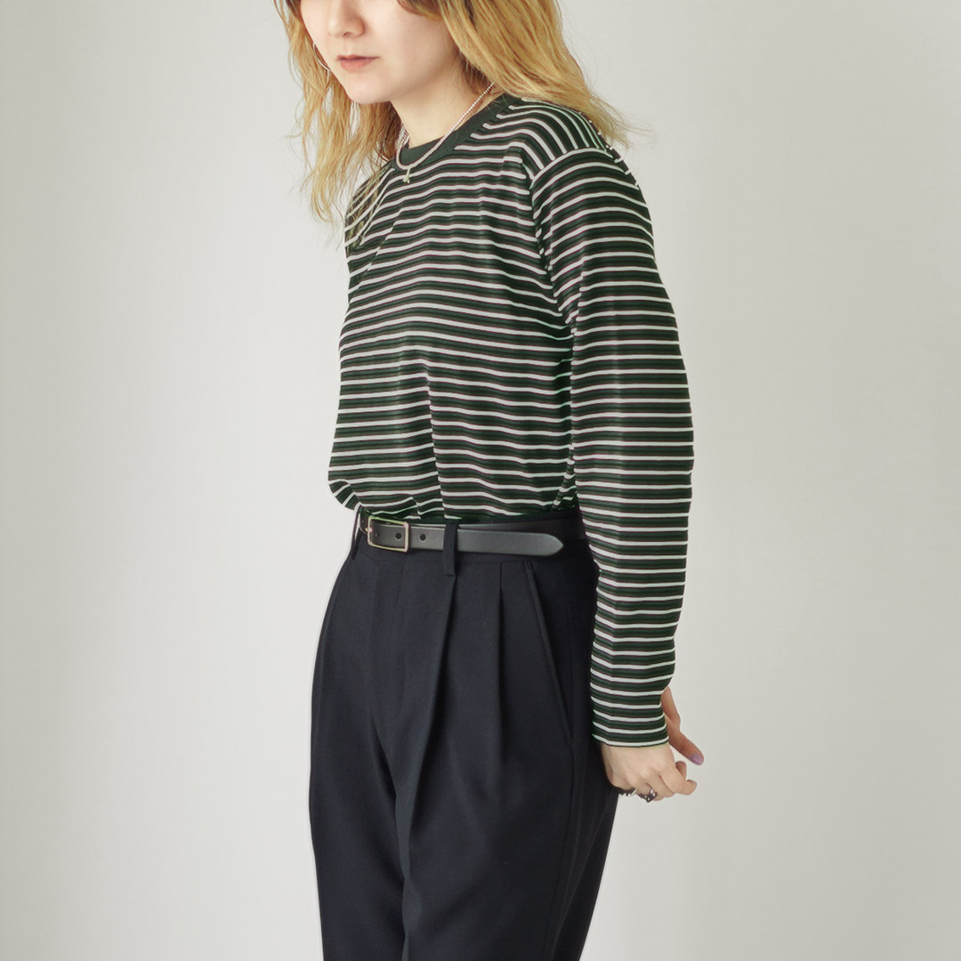 RYE TENDER（ライテンダー） マーサーTEE STRIPE / Tシャツ レディース トップス 長袖 カットソー ニット ストライプ 柄 RYE TENDER（ライテンダー） マーサーTEE STRIPE / Tシャツ
