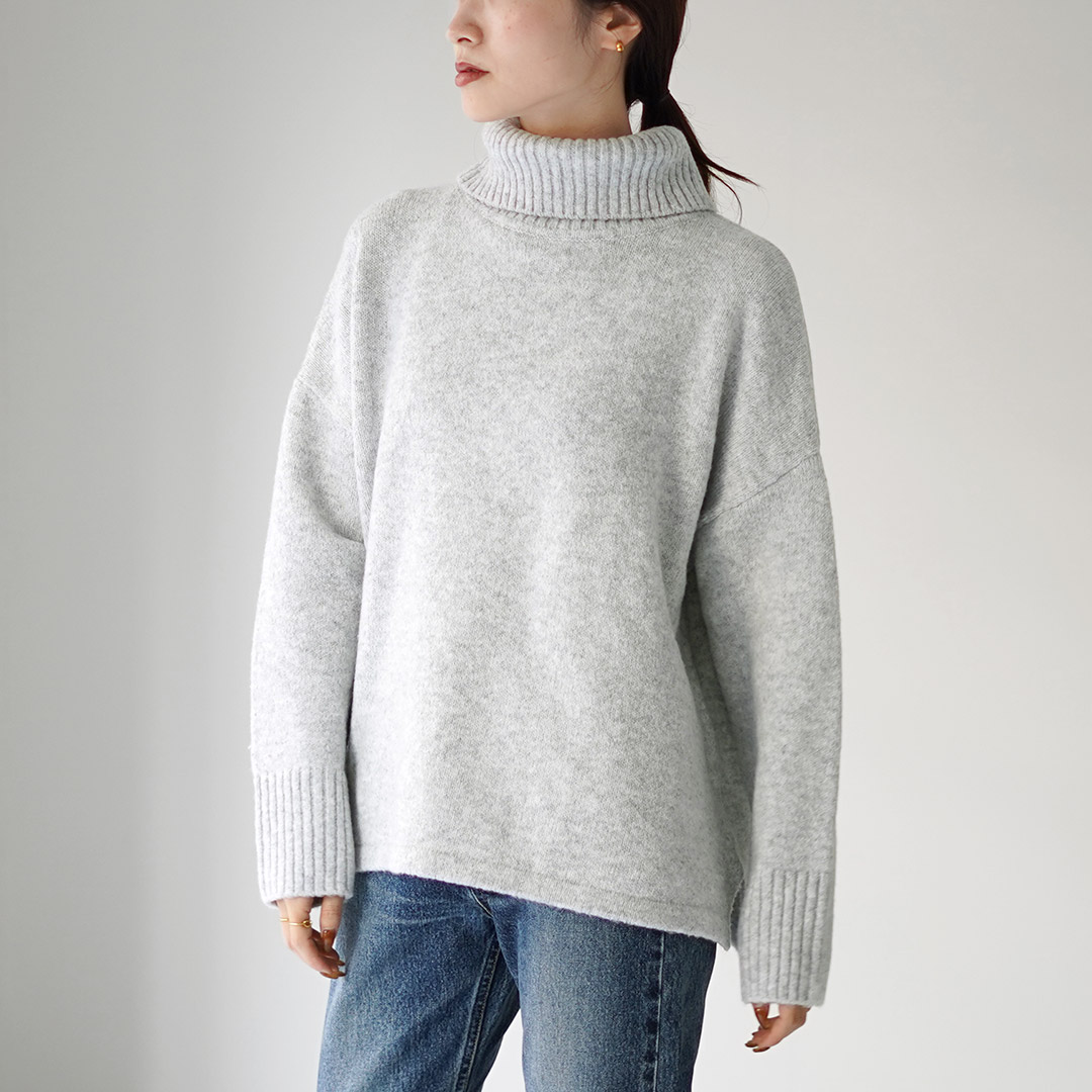 mao made（マオメイド） 別注 2WAY タートルネック ニット