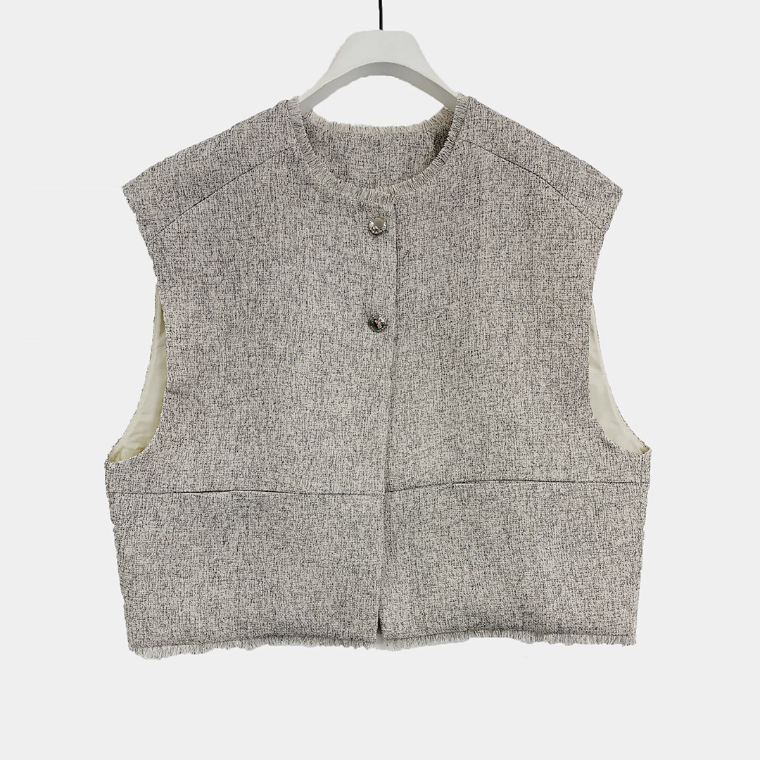 ベスト リバーシブルボアロングジレ レディース k.growthボアベスト