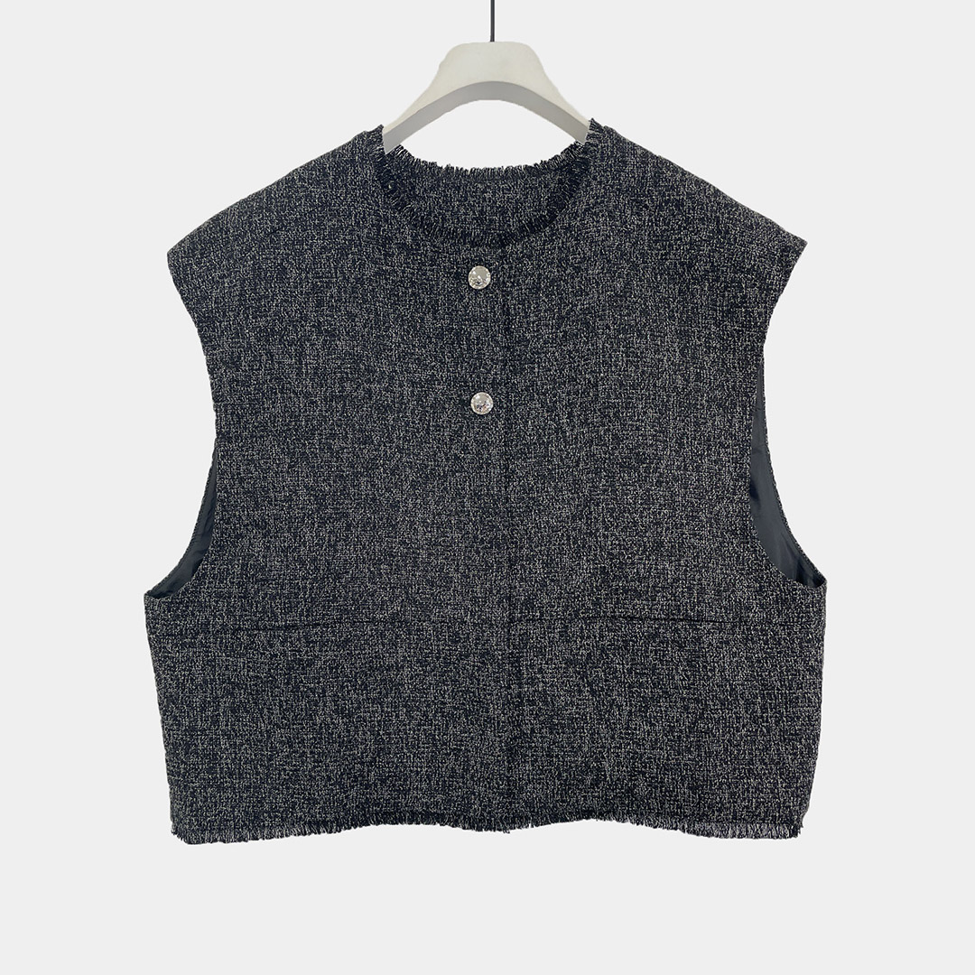 Ringo様⭐︎アンヌークanukeCutoff Over Vest 36ブラウン ànuke online store（アンヌーク） / Cutoff Over VestCutoff Over