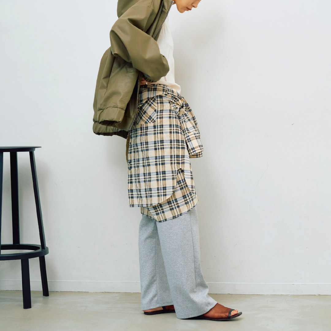 YENN YENN（イェン） フェイクレザー フードジャケット