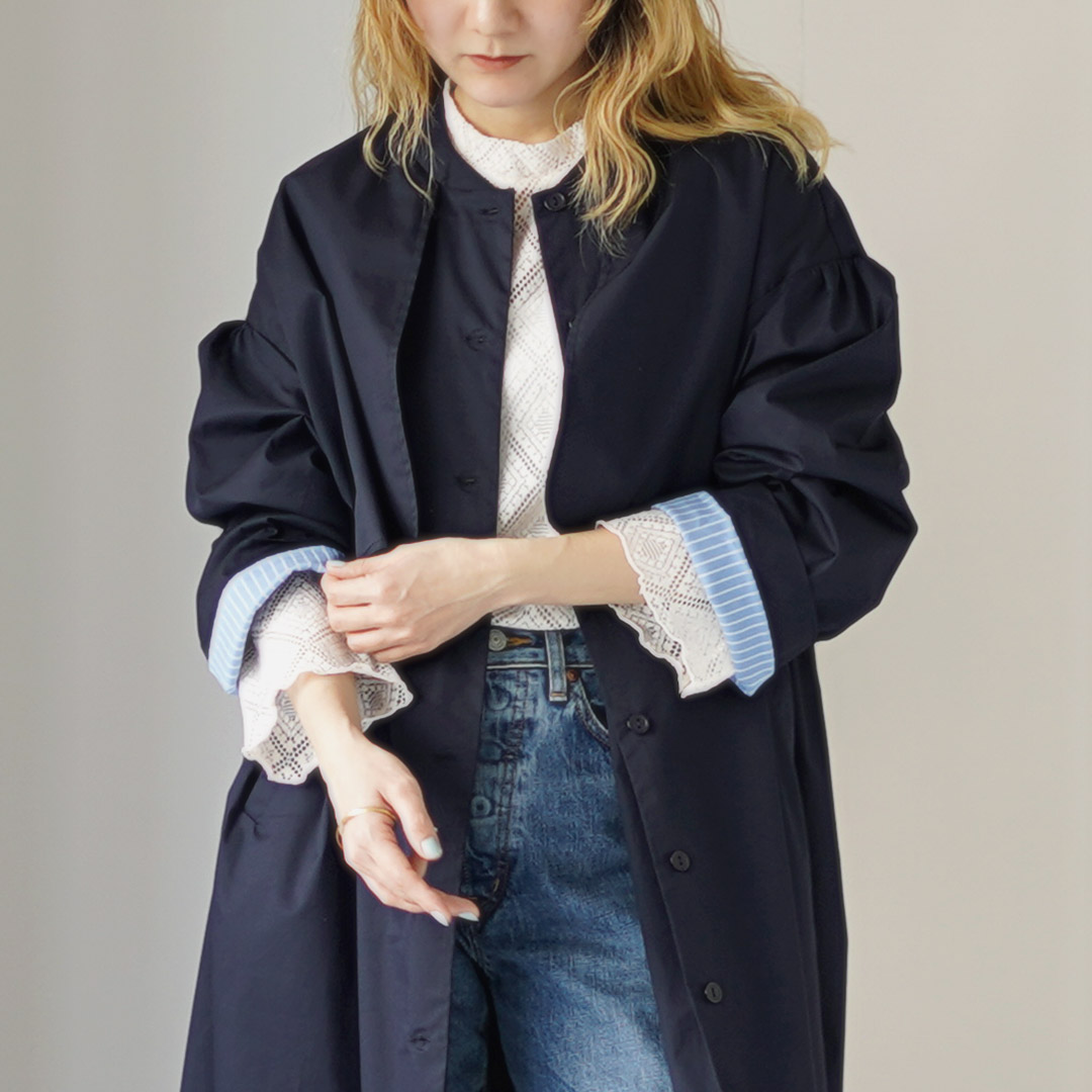 kelen フラップ デザイン スプリング コートlkl25hjk2057-tr 86b56f7cc1b4ef092ff1e739401a35