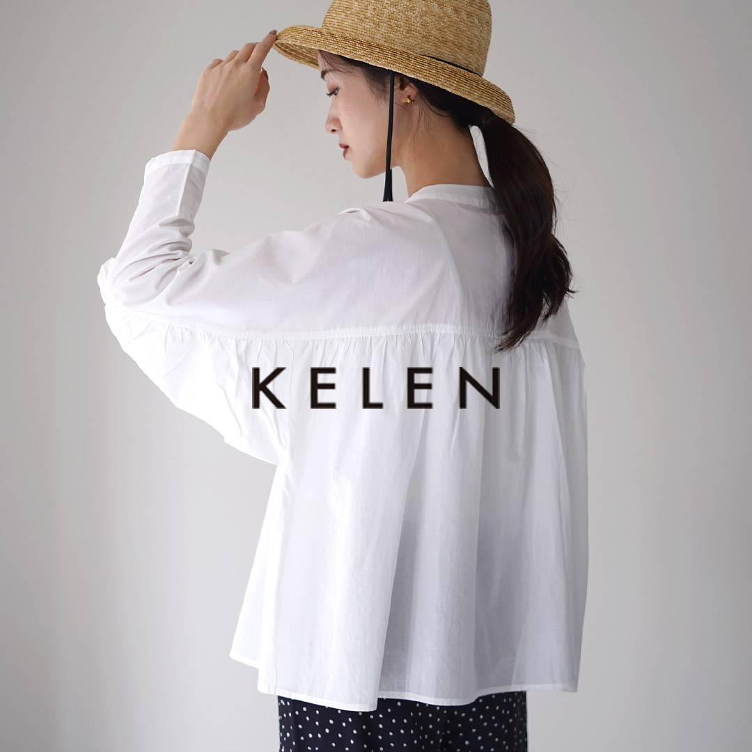 Kelen（ケレン） LACHIE ギャザー デザイン ブラウス / レディース