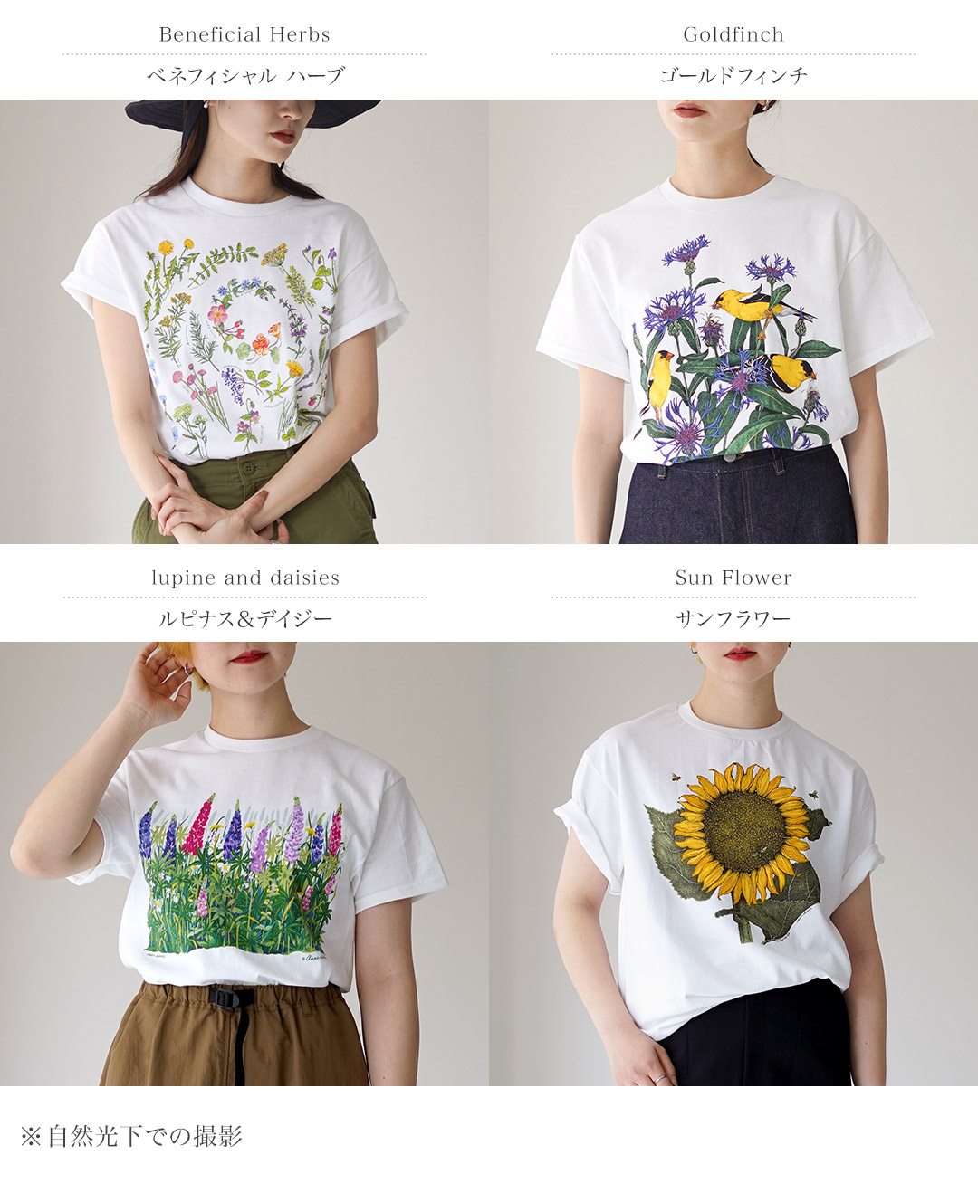 LIBERTY GRAPHICS（リバティグラフィックス） フラワー プリント T