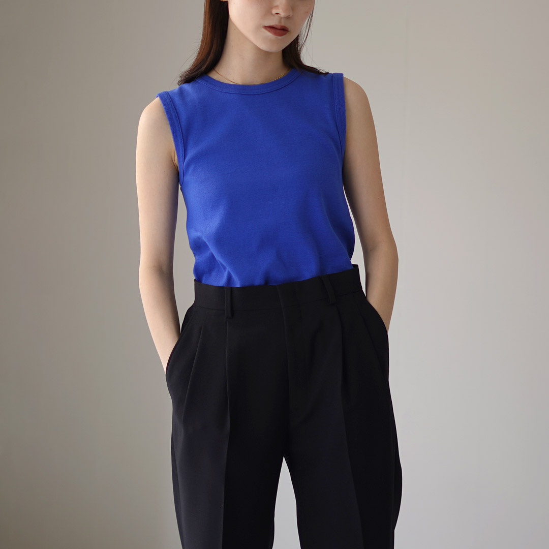 SHINZONE（シンゾーン） サーキュラー リブ スリーブレス タンクトップ 24MMSCU07 / Tシャツ ノースリーブ 日本製 / sz25ss 楽天市場】SHINZONE（シンゾーン） サーキュラー リブ スリーブ