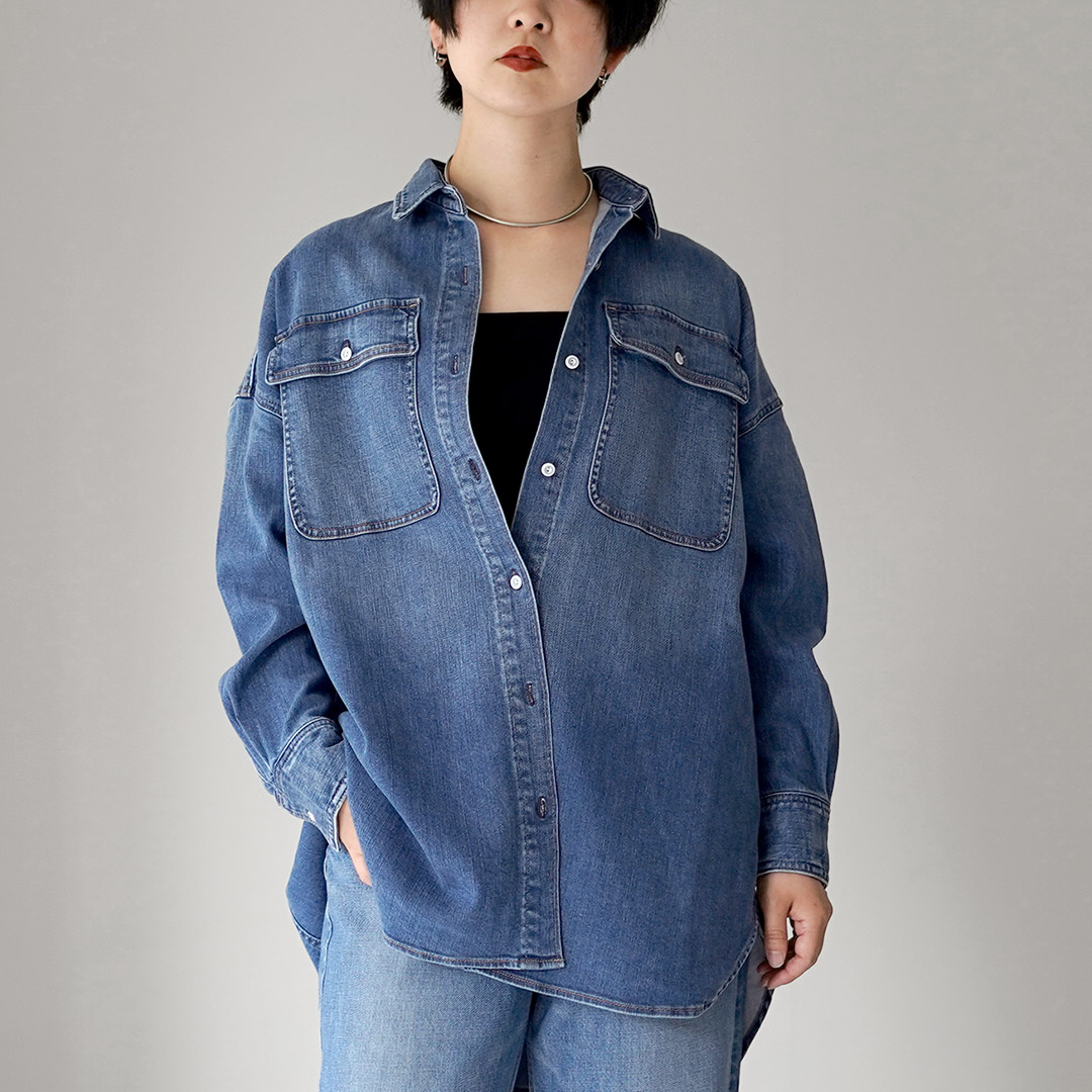 Healthy denim（ヘルシーデニム） Almond スーパービッグシャツ