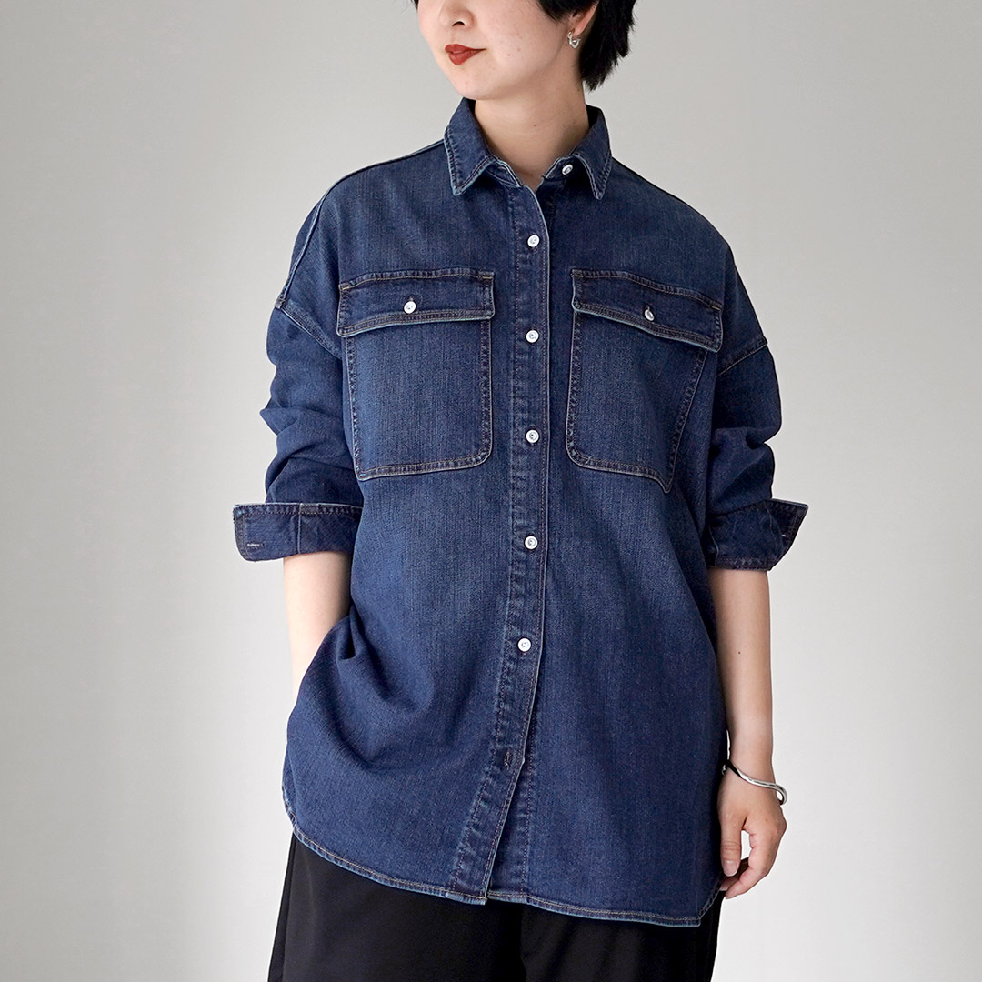 Healthy denim（ヘルシーデニム） Almond スーパービッグシャツ