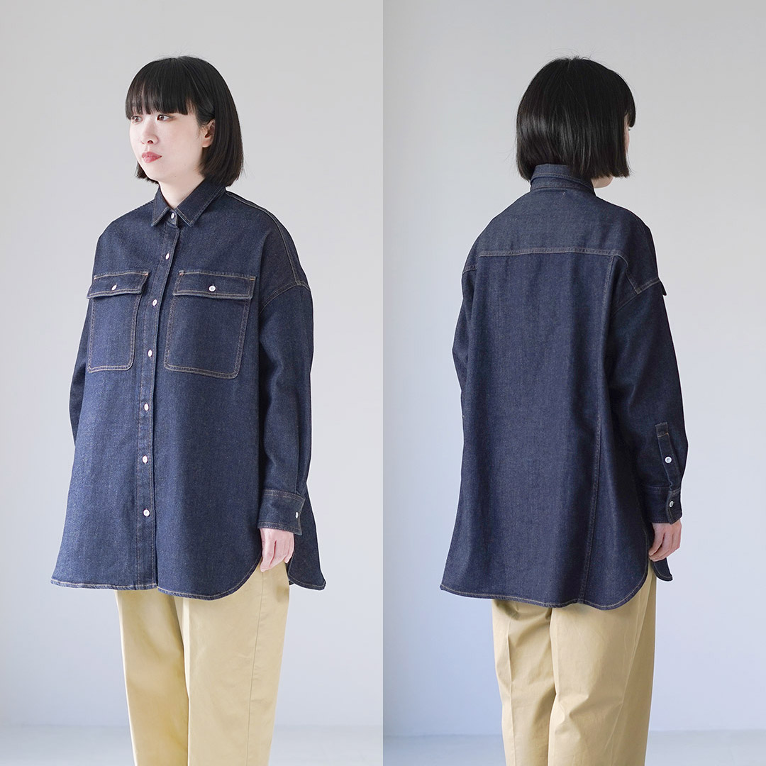 Healthy denim（ヘルシーデニム） Almond スーパービッグシャツ